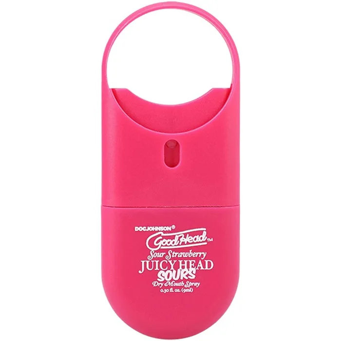 Doc Johnson Vibrators Goodhead Juicyhead Dry Mouth Spray to Go Sour Strawberry 30 Oz Doc Johnson Vibrators Goodhead Juicyhead Dry Mouth Spray to Go Sour Strawberry 30 Oz
