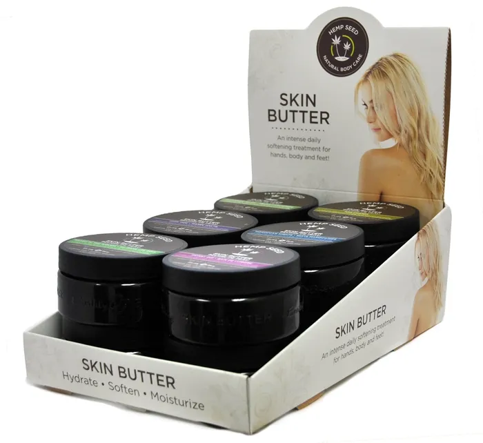 Earthly Body Dildos PrePack Skin Butter 12pc Display