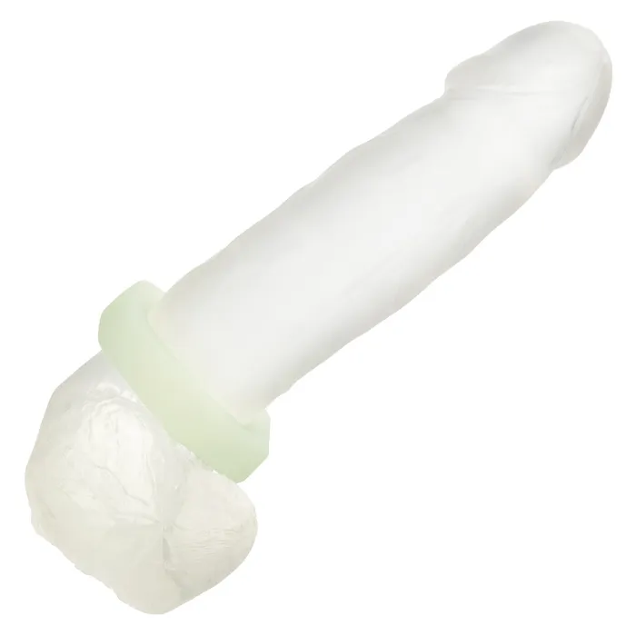 Female Sex Toys CalExotics Alpha GlowintheDark Liquid Silicone Prolong Sexagon Ring White Female Sex Toys CalExotics Alpha GlowintheDark Liquid Silicone Prolong Sexagon Ring White