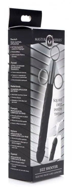 Jizz Shooter Silicone Dildo Lube Launcher XR Brands Master Series Dildos