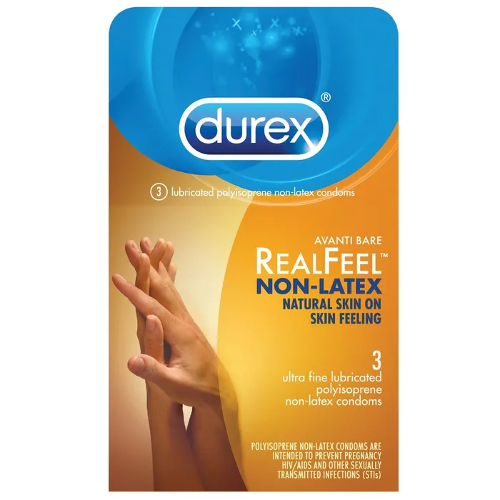 Male Sex Toys Durex Avanti Real Feel Non Latex Condoms Pack of 3 Durex