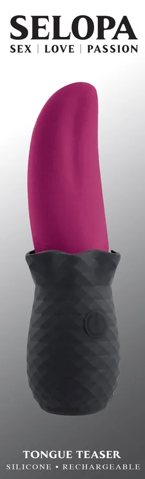 Selopa Vibrators Tongue Teaser Pinkblack