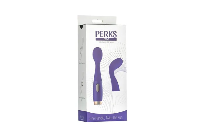 Vibrators Le Stelle Perks Ex1 Clitoral Stimulating Wand and GSpot Vibrator Purple Vibrators Le Stelle Perks Ex1 Clitoral Stimulating Wand and GSpot Vibrator Purple
