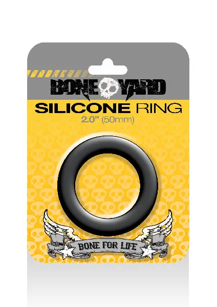 Anal Rascal Boneyard Silicone Ring 50mm Black