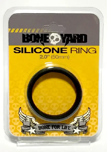 Anal Rascal Boneyard Silicone Ring 50mm Black