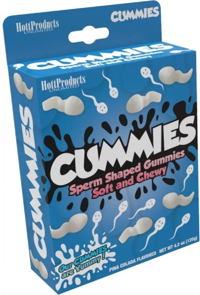 Cummies Sperm Shaped Gummies Hott Products Unlimited Vibrators