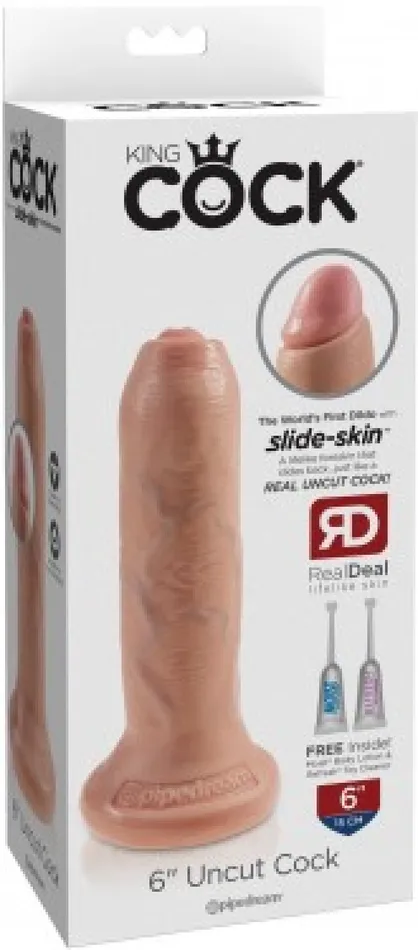 Dildos 6 Uncut Flesh Pipedreams