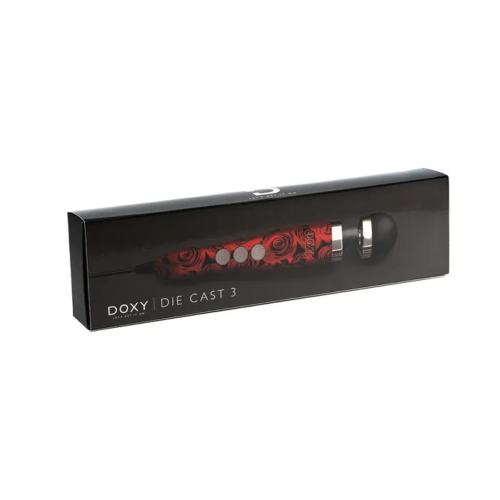 Doxy Female Sex Toys Doxy Die Cast 3R Rechargeable Wand Roses Doxy Female Sex Toys Doxy Die Cast 3R Rechargeable Wand Roses