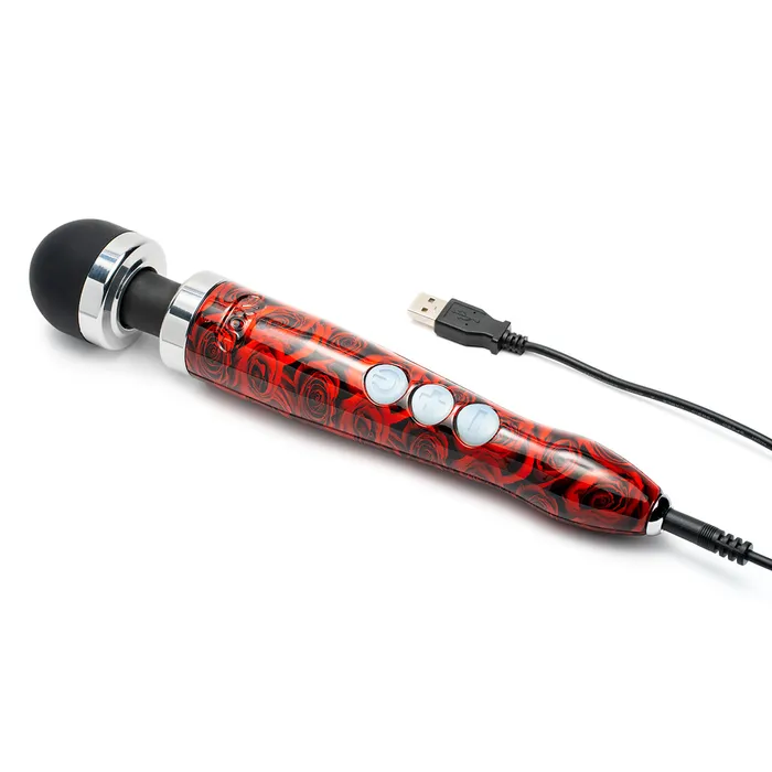 Doxy Female Sex Toys Doxy Die Cast 3R Rechargeable Wand Roses Doxy Female Sex Toys Doxy Die Cast 3R Rechargeable Wand Roses