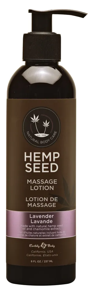 Earthly Body Couples Massage Lotion Lavender 8 Fl Oz 237 ml