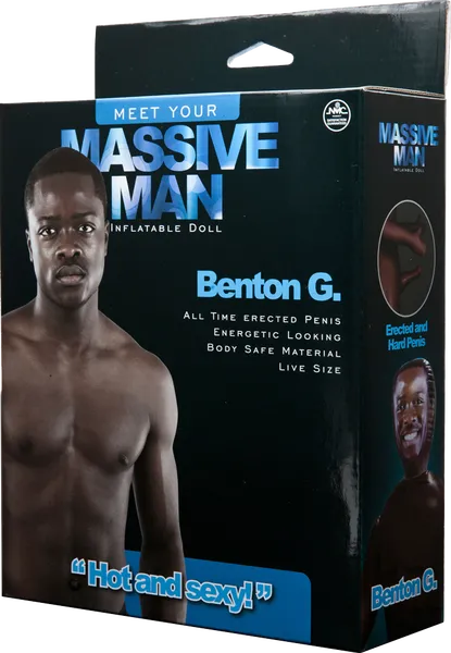 Excellent Power Male Sex Toys Benton G Male Sex Doll Black