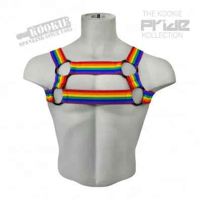 Kookie Intl Female Sex Toys Rainbow Elastic Harness Kookie Intl Female Sex Toys Rainbow Elastic Harness