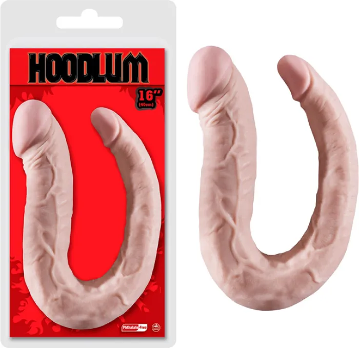 Nanma Dildos 16 Thin Double Dong Sex Toy Adult Pleasure Flesh