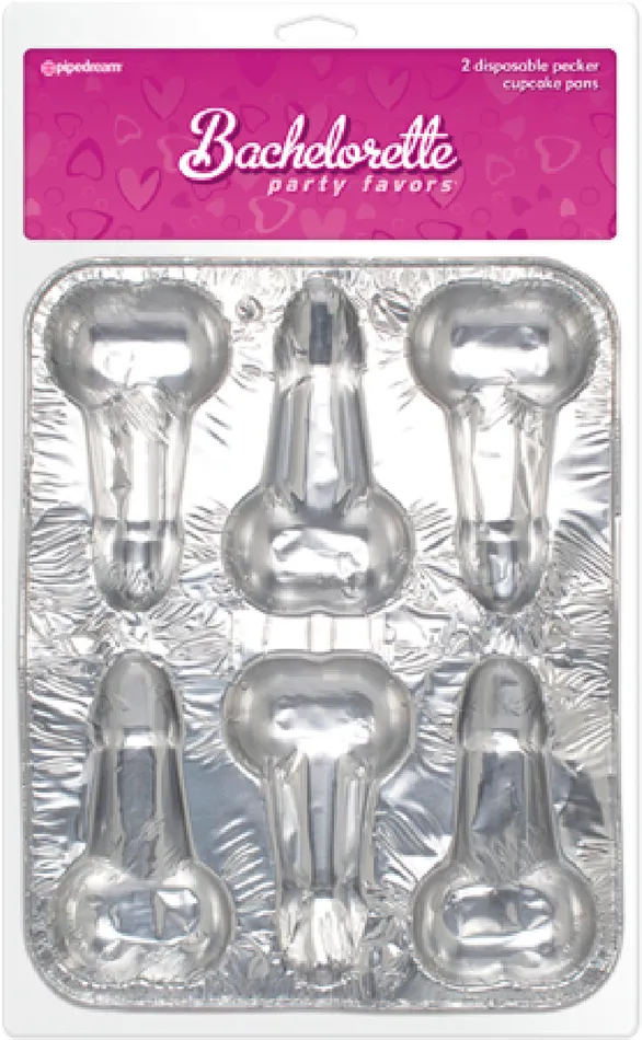 Pipedreams Vibrators Disposable Pecker Cupcake Pan 2 Pieces Sex Toy Adult Pleasure Pipedreams Vibrators Disposable Pecker Cupcake Pan 2 Pieces Sex Toy Adult Pleasure