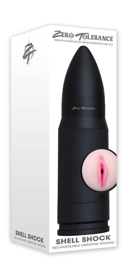 Shell Shock Rechargeable Vibrating Stroker zero tolerance Male Sex Toys Shell Shock Rechargeable Vibrating Stroker zero tolerance Male Sex Toys