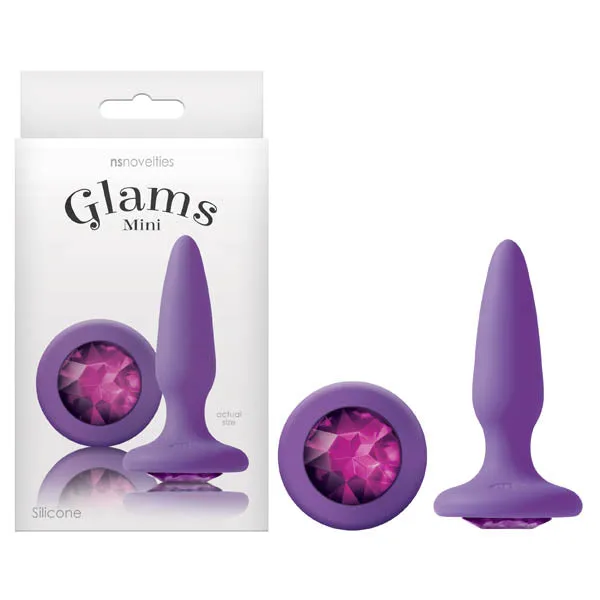 Male Sex Toys NS Novelties Glams Mini 84 cm 33 Butt Plug with Sparkling Gem Male Sex Toys NS Novelties Glams Mini 84 cm 33 Butt Plug with Sparkling Gem