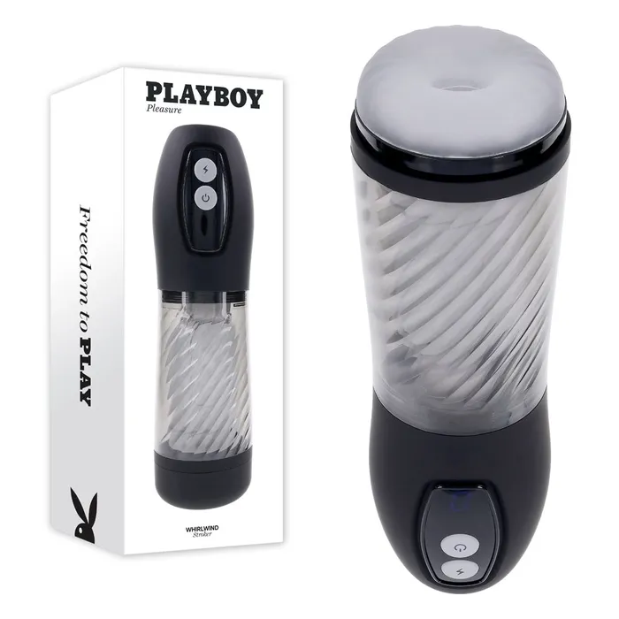 Playboy Pleasure Male Sex Toys Playboy Pleasure WHIRLWIND USB Rechargeable Thrusting and Spinning Auto Stroker Playboy Pleasure Male Sex Toys Playboy Pleasure WHIRLWIND USB Rechargeable Thrusting and Spinning Auto Stroker