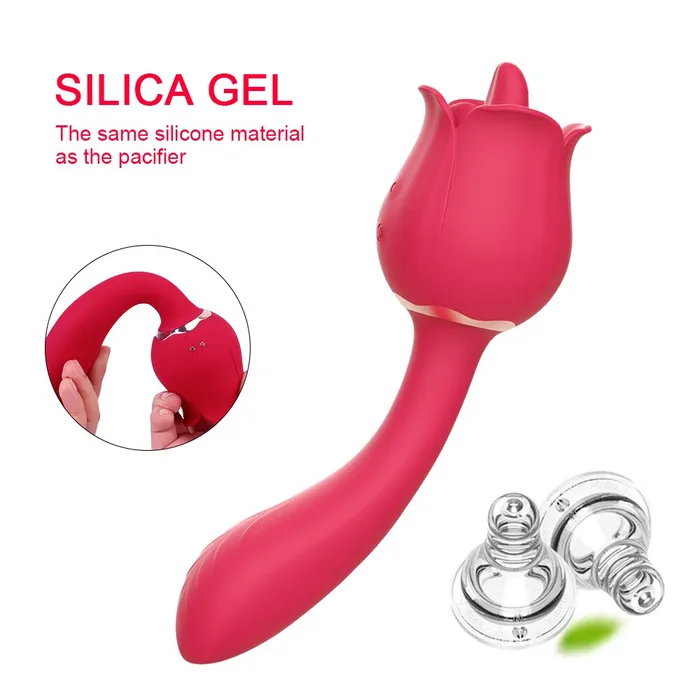 Tongue Licking Vibrator 2 In 1 Butt Plug for Couple Dildo G spot Clitoral Stimulator soniker Female Sex Toys