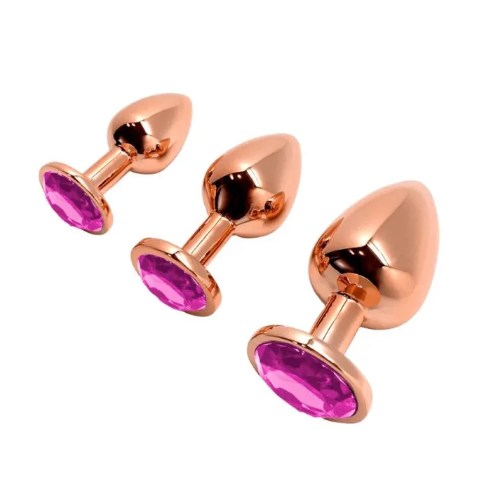Wooomy Anal Tralalo Rose Gold Metal Anal Plug Wooomy