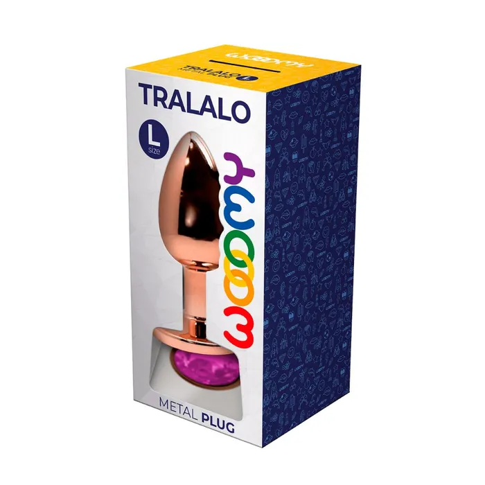 Wooomy Anal Tralalo Rose Gold Metal Anal Plug Wooomy