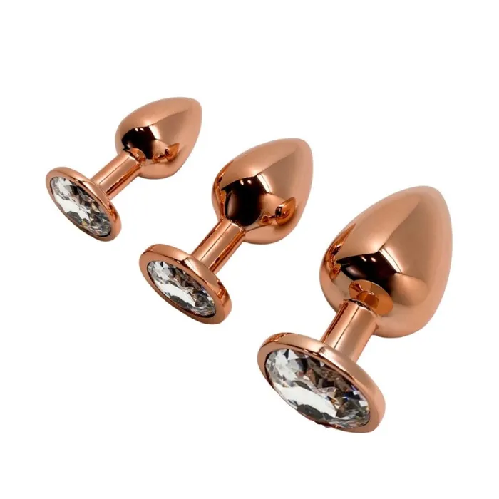 Wooomy Anal Tralalo Rose Gold Metal Anal Plug Wooomy