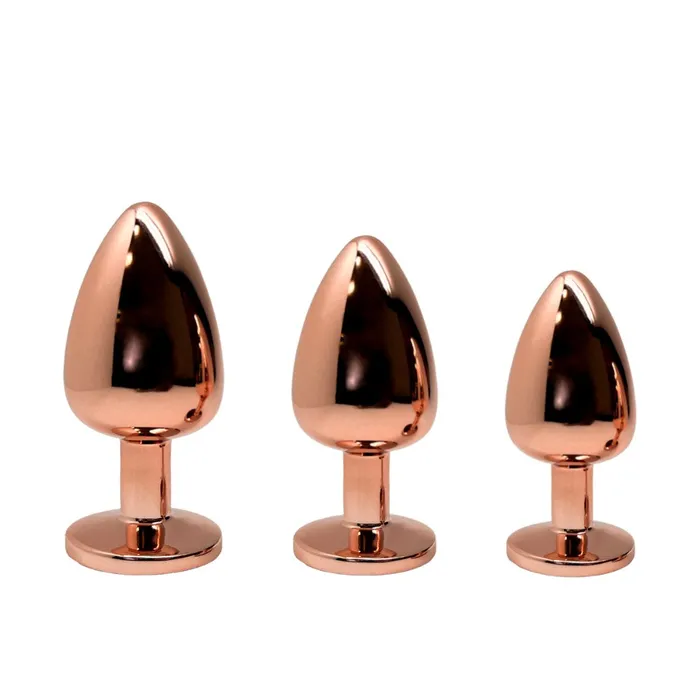 Wooomy Anal Tralalo Rose Gold Metal Anal Plug Wooomy