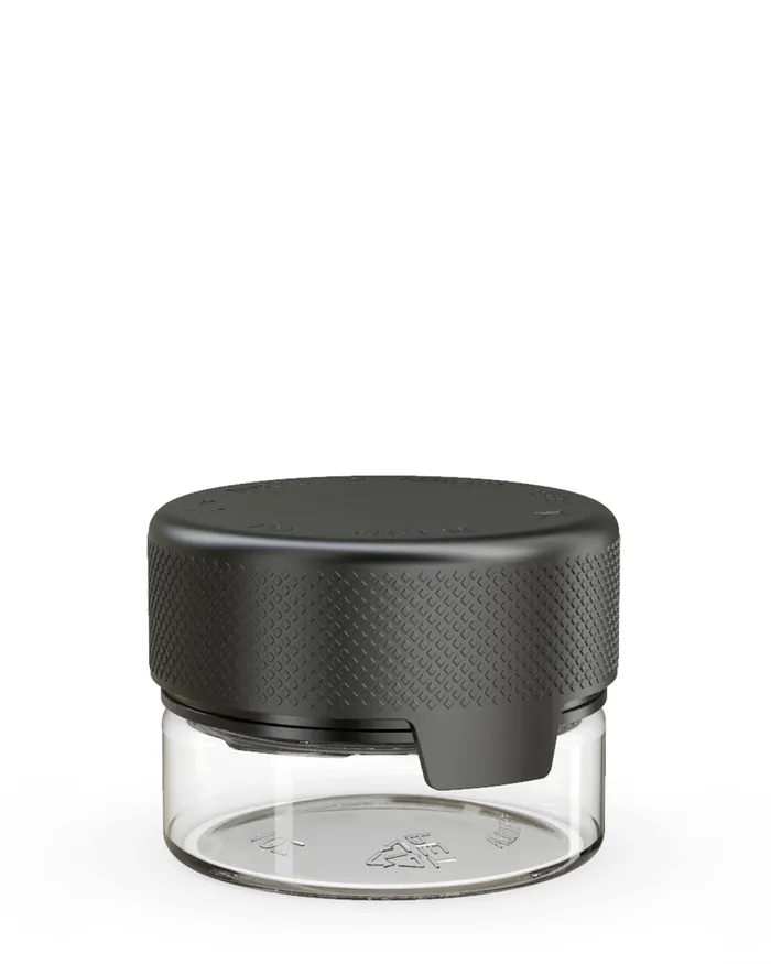 Anal Chubby Gorilla 30CC1FLOZ30ML Aviator CR Container With Inner Seal Tamper Clear NaturalOpaque Black Lid Chubby Gorilla