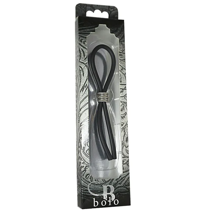 Anal Fresh Play CRing Lasso Criss Cross Cap Silicone Black