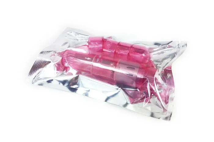 Cloud 9 Novelties Mini Massager Pocket Rocket Pink With 4 Attachments Cloud 9 Novelties Vibrators