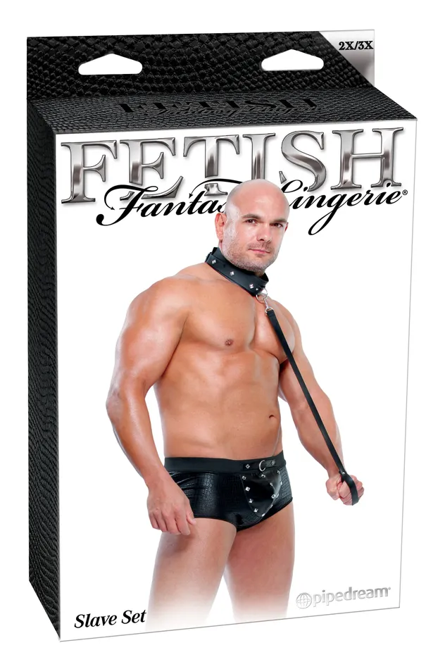 Couples Pipedream Products Fetish Fantasy Male Slave Set 2xl3xl