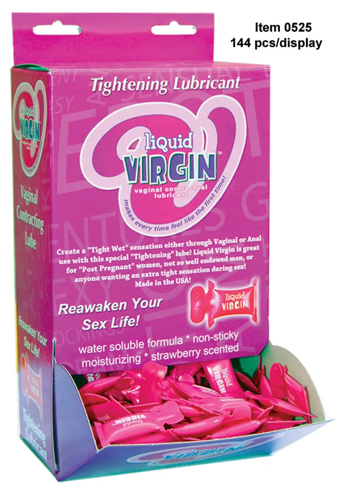 Female Sex Toys HOTT Products Liquid Virgin Pillow Packs 144 Piece Display Female Sex Toys HOTT Products Liquid Virgin Pillow Packs 144 Piece Display