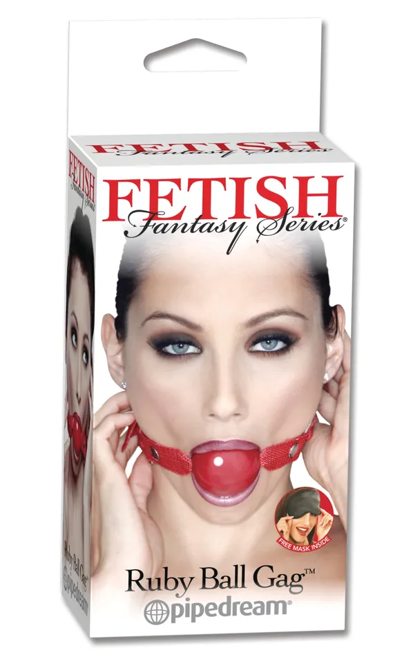 Fetish Fantasy Ruby Ball Gag Pipedream Products Couples