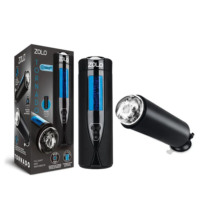 Male Sex Toys Zolo Zolo Tornado USB Rechargeable Auto Masturbator