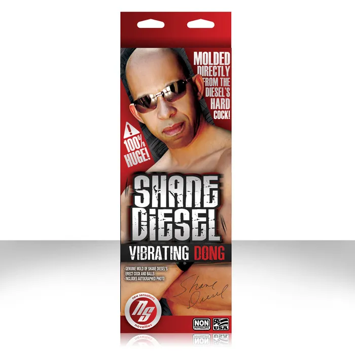 NS Novelties Vibrators Shane Diesel Vibrating Dildo