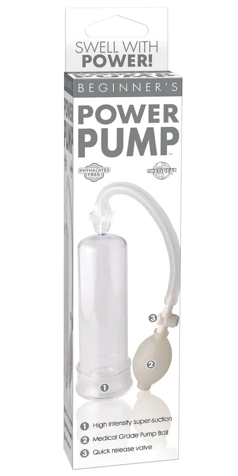Pipedream Products Anal Beginners Power Pump Clear