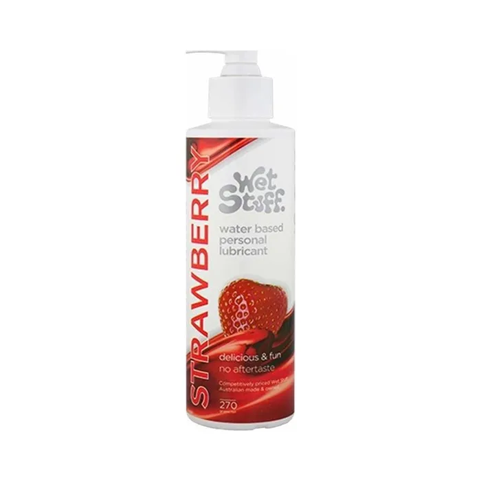 Vibrant Vibes Australia Quality Sex Toys Great Prices Male Sex Toys Wet Stuff Strawberry Pump 270g Vibrant Vibes Australia Quality Sex Toys Great Prices Male Sex Toys Wet Stuff Strawberry Pump 270g