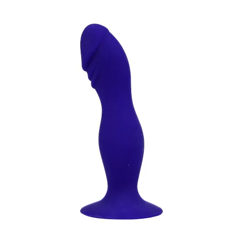 Loving Joy 6 Inch Silicone Dildo with Suction Cup Midnight Blue Loving Joy Anal