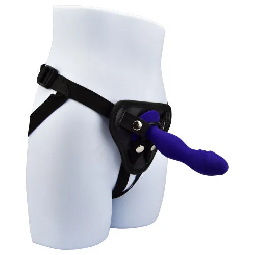 Loving Joy 6 Inch Silicone Dildo with Suction Cup Midnight Blue Loving Joy Anal