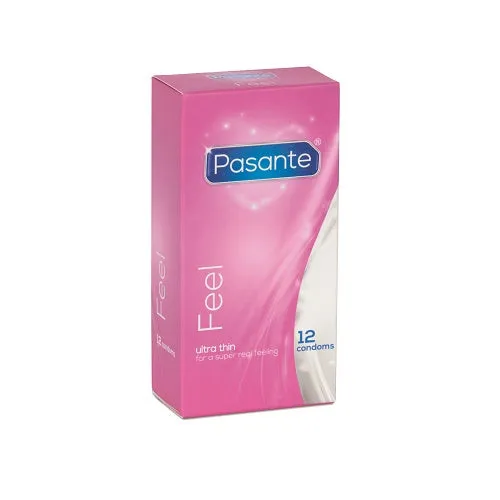 Pasante Healthcare Ltd Female Sex Toys Pasante Feel Condoms12 pack