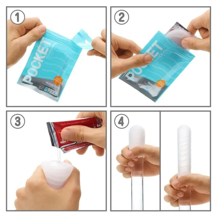TENGA Vibrators WAVE POCKET TENGA