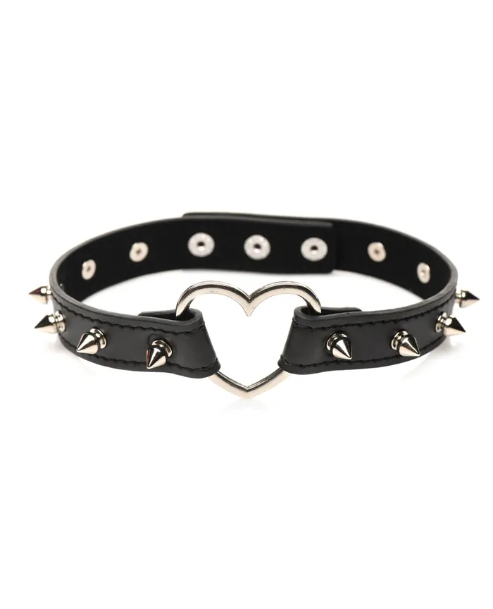 Anal XR Brands Master Series Spiked Heart Choker