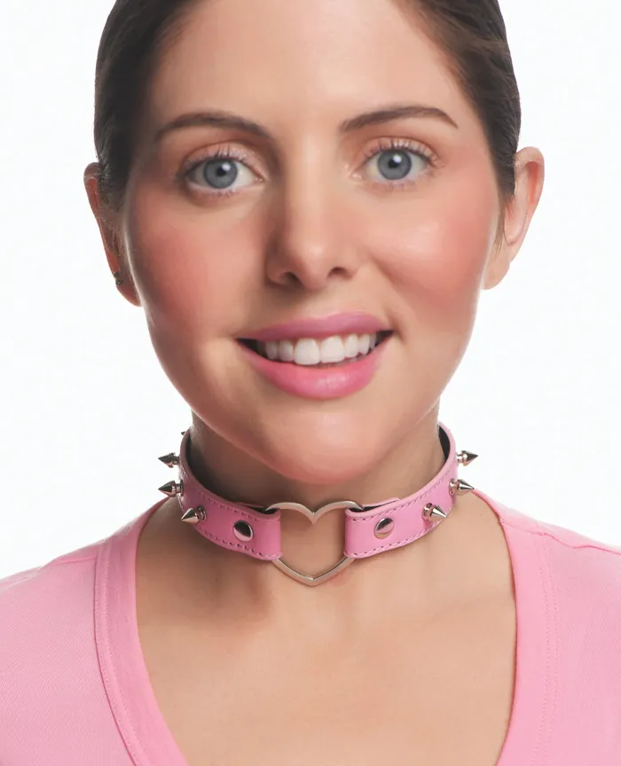 Anal XR Brands Master Series Spiked Heart Choker