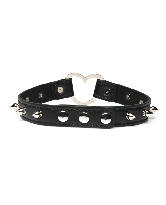 Anal XR Brands Master Series Spiked Heart Choker