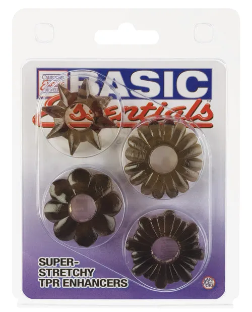 CalExotics Anal Basic Essentials Rings Set Of 4