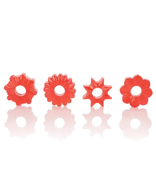 CalExotics Anal Basic Essentials Rings Set Of 4