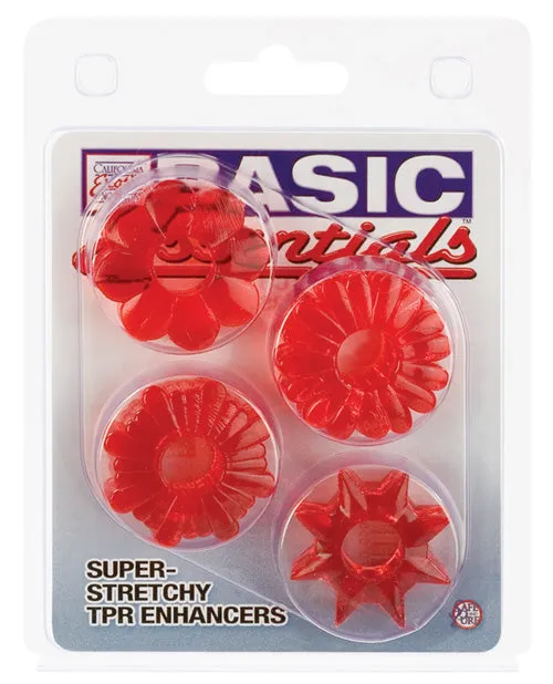 CalExotics Anal Basic Essentials Rings Set Of 4