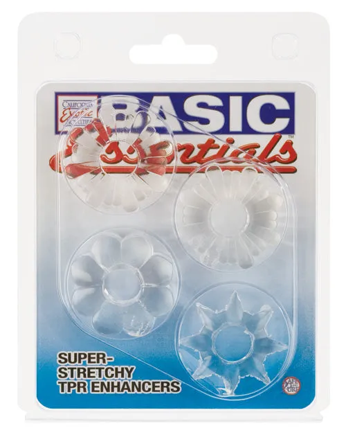 CalExotics Anal Basic Essentials Rings Set Of 4