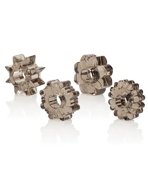 CalExotics Anal Basic Essentials Rings Set Of 4