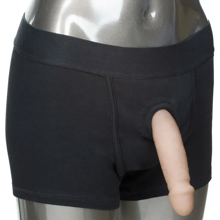 California Exotics Female Sex Toys Packer Gear Boxer Brief Harness Available In Size XS To 3XL California Exotics Female Sex Toys Packer Gear Boxer Brief Harness Available In Size XS To 3XL