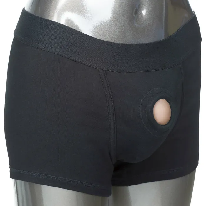 California Exotics Female Sex Toys Packer Gear Boxer Brief Harness Available In Size XS To 3XL